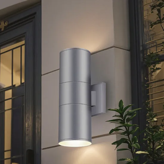 IP65 Black Aluminum Modern Outdoor 6W LED Wall Light