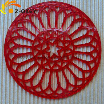 Top quality stylish Acrylic Laser cut coasters set