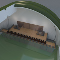 Industrial Prefabricated Inflatable Structure Warehouse