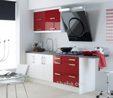 Modern design American standard high gloss kitchen cabinet China factory wholesale