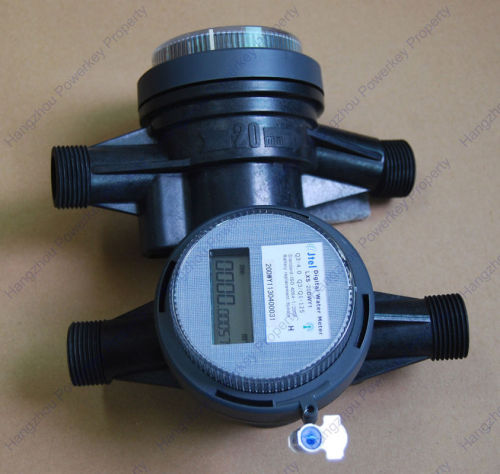 Potable Wireless High Accuracy Amr Water Meter Class C , Rf 430 ~ 440mhz