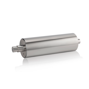 Hardened anvil cylinder for flexo machine