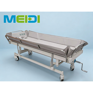 Movable Medical Shower Bed Hospital Bathing Assistance Bed