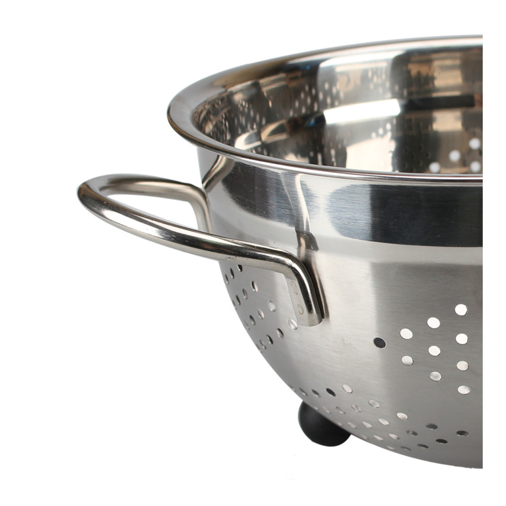 Stainless Steel Colander With Twins Handle