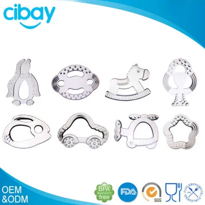 Transparent color chewy teether