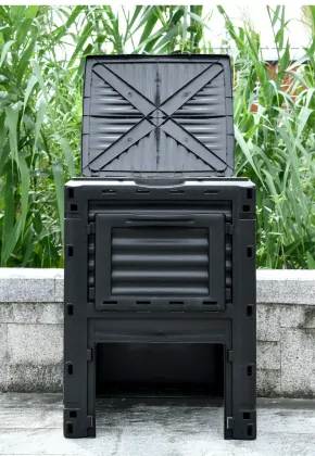 Factory Direct Cheap Outdoor Garden Compost Bin Worm Composter Plastic Composteur de Jardin