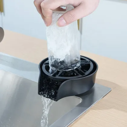 Automatic ABS Stainless Steel Cup Washer for Kitchens and Cafes