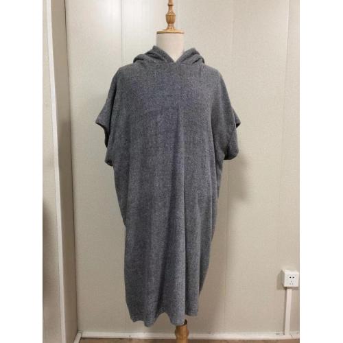 Quick dry cotton swim spa poncho printing