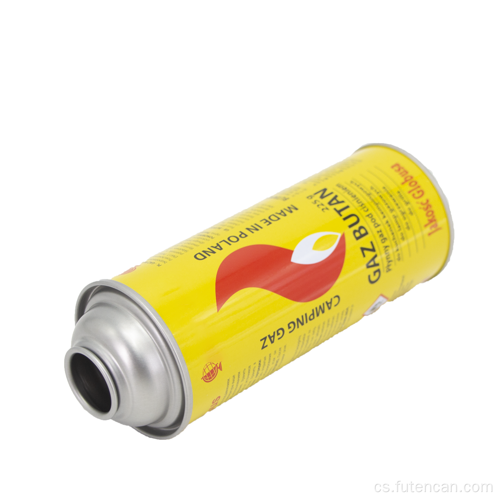 223g 225g 227g plechovka na butan s ventilem