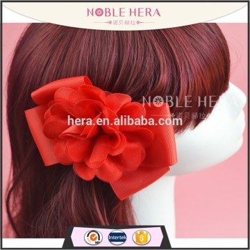 Wholesale purity korean bow flower hair clip 21L