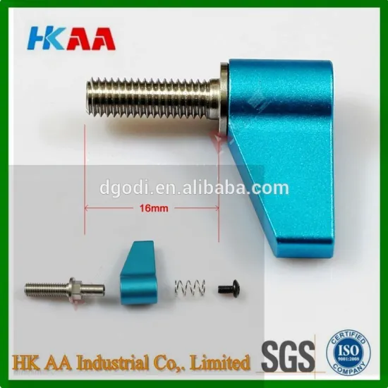 Custom machining hot sale high precision thumb screw knobs clamp