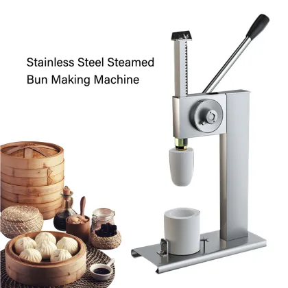 Chinese Pork Buns Maker for Vegetable Baozi Steamed Stuffed Bun Making Machine with Free Shipping