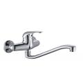 Contemporary Chrome Bathtub Shower Faucets Mixer Taps