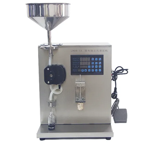 Semi-Automatic Nozzle Nail Polish Remover Filling Machine