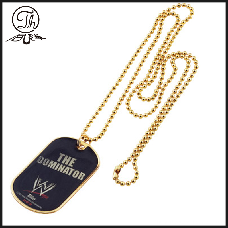 dog tag metal jewelry