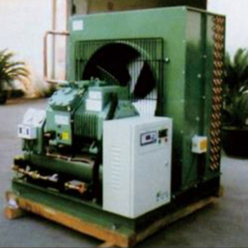Semi-closed bipolar compression condensing unit