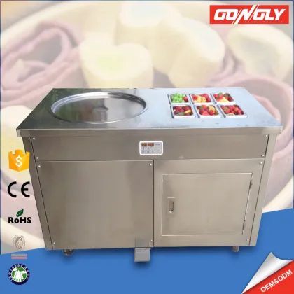 Machine manufacturers new products fried ice cream machine mesin ais krim goreng