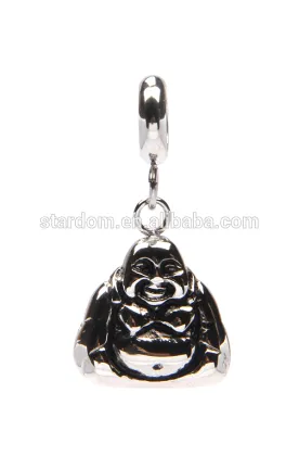 Buddha shaped stainless steel pendant jewelry