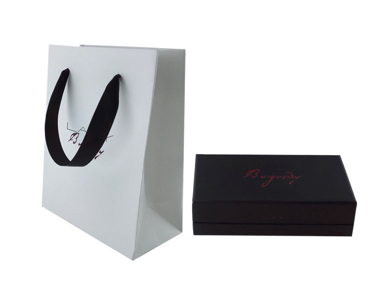 Custom Hair Extensions Packaging Bag with Ribbon Handles