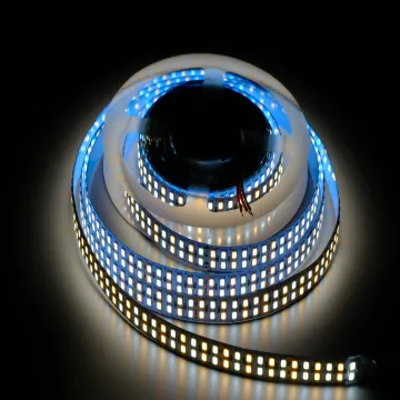 Flexible Dual Color LED Strip Light 2835SMD 2700K+6500K 336LEDs/M 12V/24V 16W for Mirror