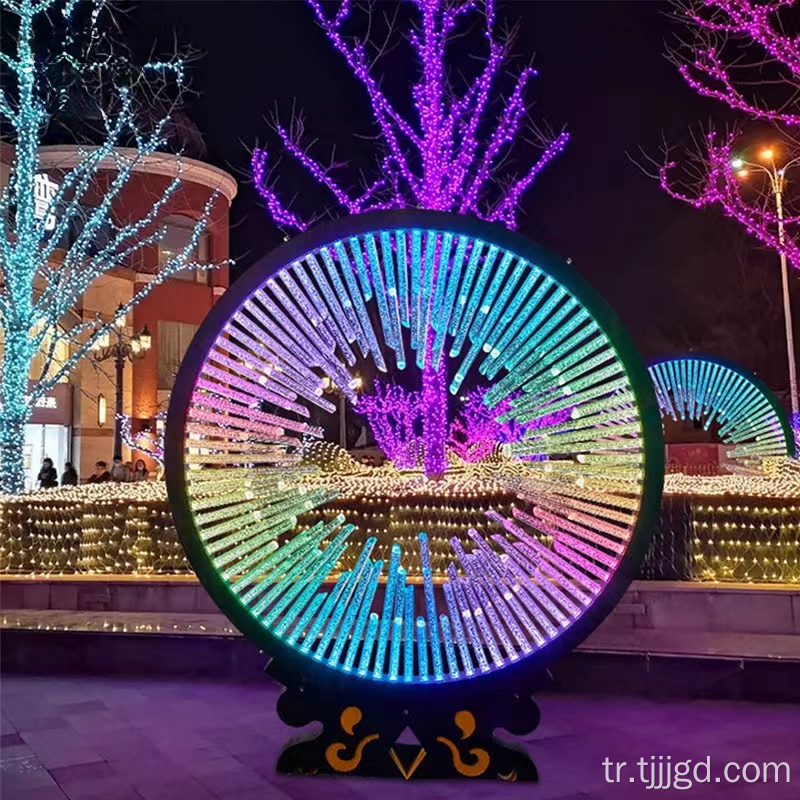 RGB renkli dinamik peyzaj ışığı