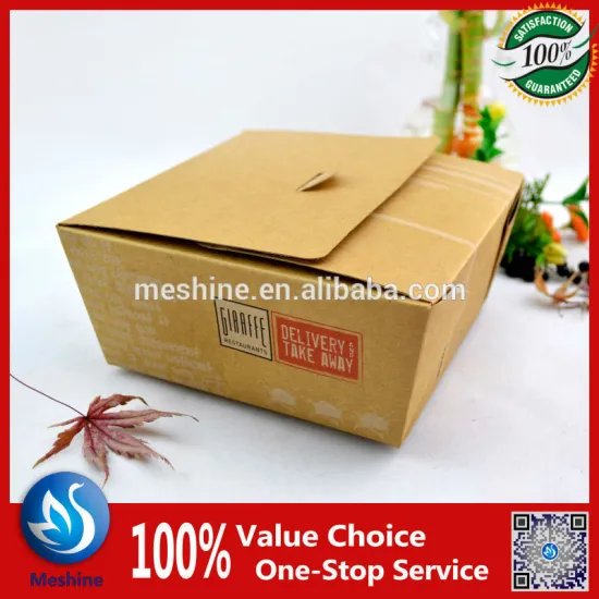 Custom kraft paper salad box wholesale