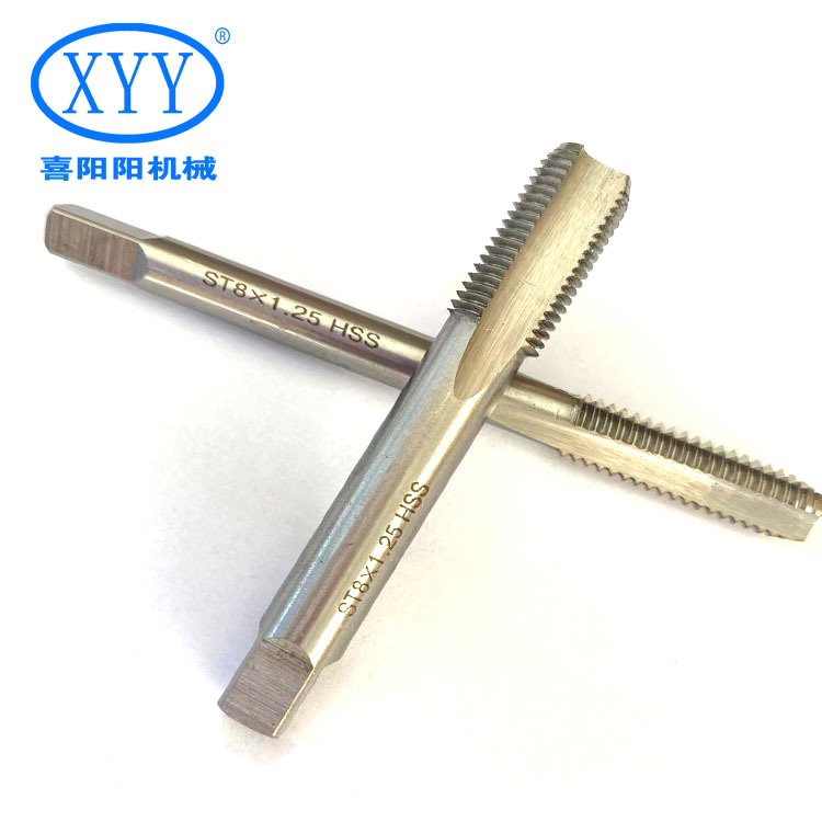 High-Speed HSS Steel Screw Insert ST6*1 Tap Metric Straight Flute Hand Tap for Thread Tapping