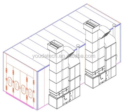 Industrial Paint Booths for Trucks