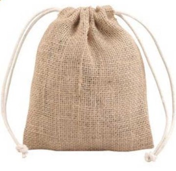 Hot Sell Promotion Jute Drawstring Bag for Coffee (JDB-001)
