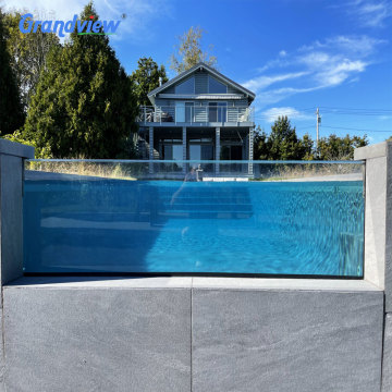 80 chapas de acrílico grosso claro para a janela da piscina