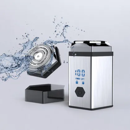 Pocket-Sized Rechargeable Waterproof Mini Electric Razor for Men