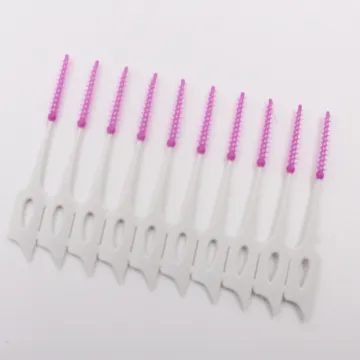 Floss pick gum stick toothbrush