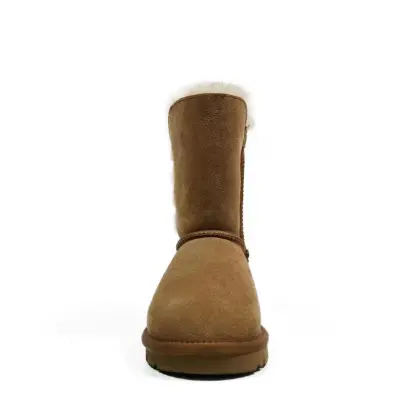 Velcro Fluffy Classic Mid Calf Boots