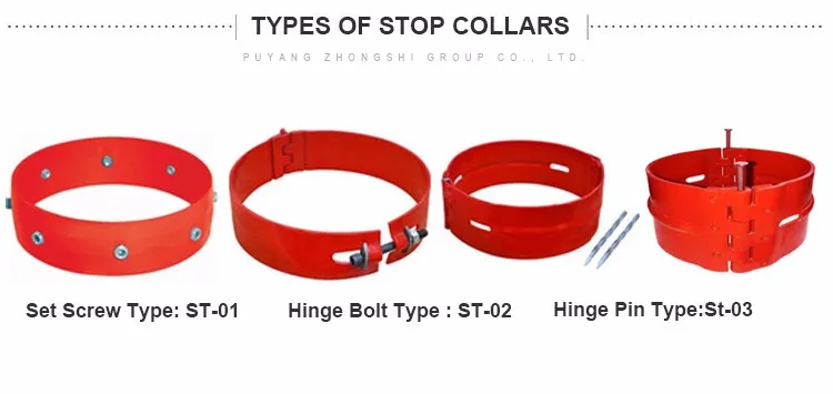 API Stop Collar Casing Centralizer Stop Stop Collar for Oil Well Drilling Stop Ring