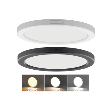 Adjustable 3CCT Ultra Thin LED Light Panels - Worbest 5Inch to 12Inch Round Light Fixtures for Bedroom and Kitchen