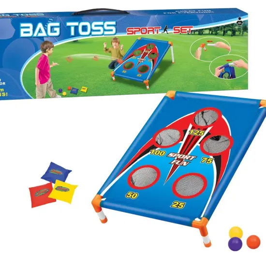 Custom Outdoor Cornhole Toss Game: The Ultimate Garden Entertainment with Wooden Boards and Bean Bags for Adults