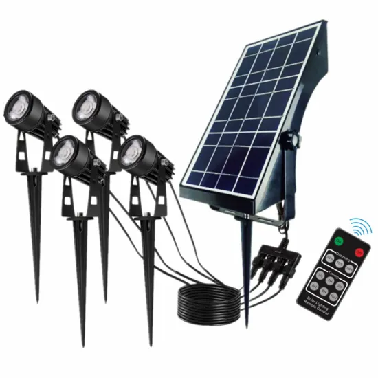 IP65 Solar LED Flood Light for Courtyard - 4W Solar Garden Lawn Light