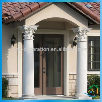 Cast stone gate posts