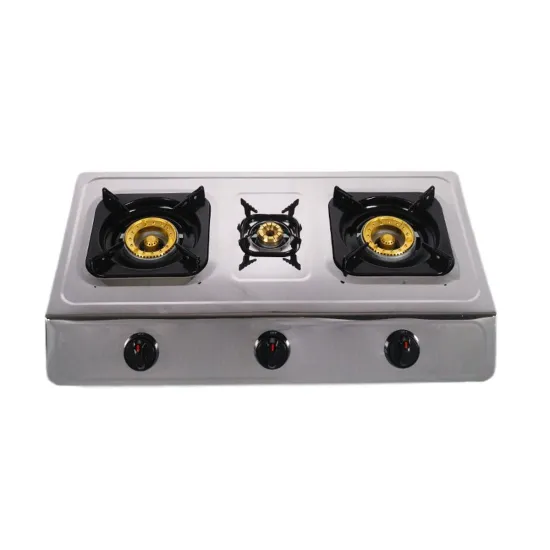 Household Stainless Steel Gas Cooktop Commercial Natural Gas Stove 3 Burner Desktop Gas Hob
