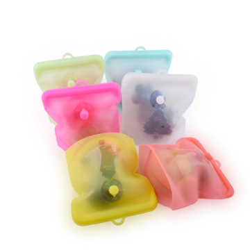 2024 Food Grade Reusable Silicone Storage Bags - 500ml, 1000ml, 1500ml