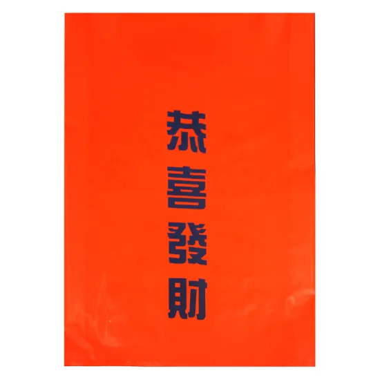 Flat Pocket PE Plastic Packaging Bag