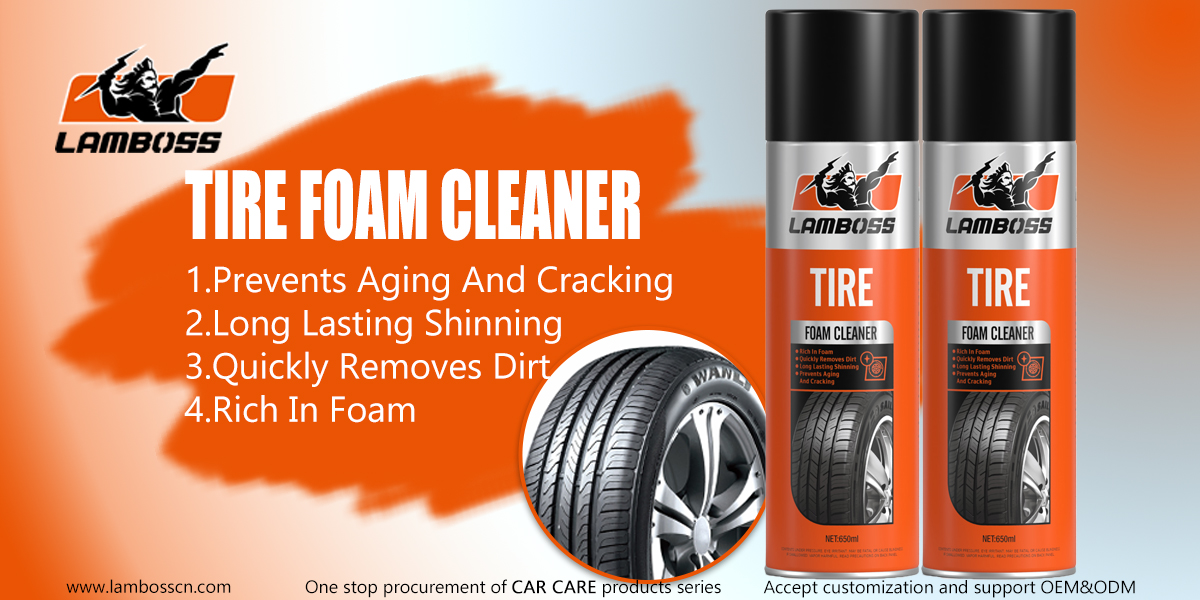 Multi Purpose Cleaning Tire Foam Cleaner Spray