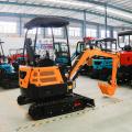 Penggali Backhoe 2 Ton Crawler dengan Getah