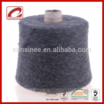 Blended 51%Mercerized Wool 22%Yak 22%Nylon 5%Elastan fancy yarn