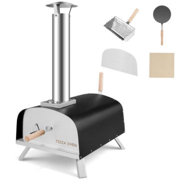 Factory Heavy Duty Multi-Fuel Outdoor Pizza Oven Wood Pellet Fired Cooking Pizza Maker for Authentic Homemade Pizzas