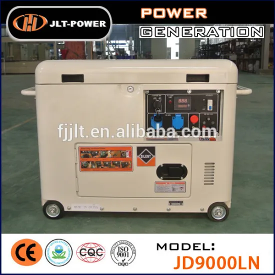 5.5KW air cooled portable generator with wheel and handle Silent Diesel generator