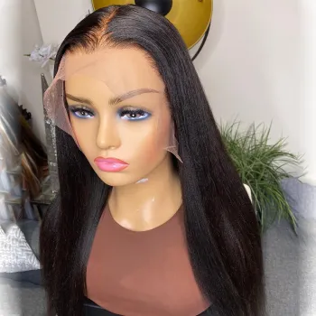 Cheap Lace Frontal Wig Yeswigs Raw Brazilian Virgin Cuticle Aligned Natural Human Hair HD Full Lace Front Wigs For Black Women