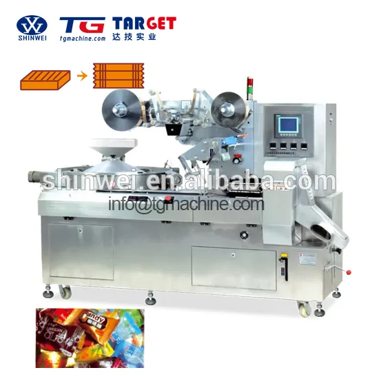 High speed candy pillow wrapping machine with best price