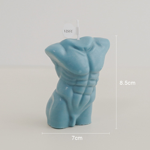 3D男性の形のデザインアートフレグランスキャンドル