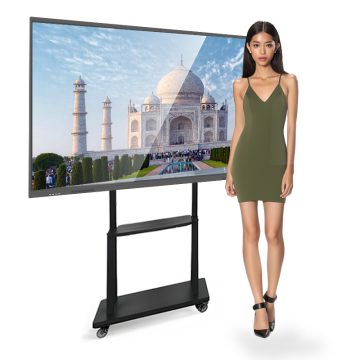 แผงแฟลตแบบอินเทอร์แอคทีฟ 4K แอลซีดีสมาร์ทสำหรับโรงเรียน - 55 '' ถึง 110 '' นิ้วหน้าสัมผัสนิ้ว